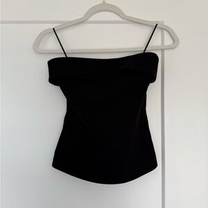 Aritzia/Babaton Elegant Black Strapless Women's Top